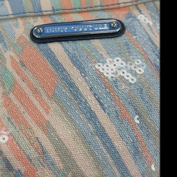 Juicy Couture Sequined Pouch EUC - Picture 3 of 6